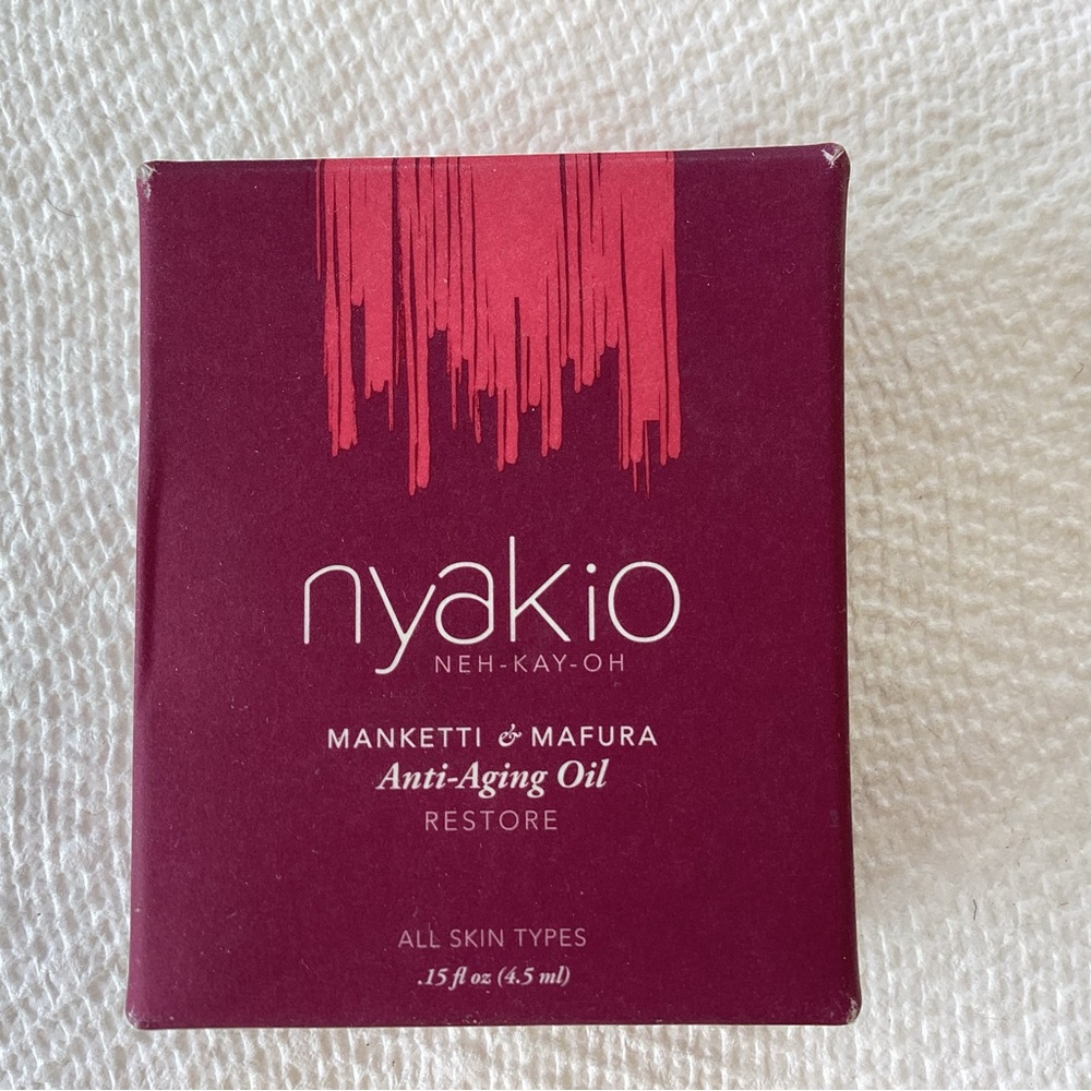 Nyakio Manketti & Mafura Anti-Aging Oil .15 fl oz new